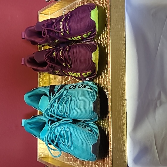 2 FOR 1-Just So So, Women's Sneakers size 40, colors wine/lime & teal/black - Picture 3 of 8